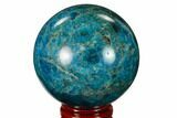Bright Blue Apatite Sphere - Madagascar #154228-1